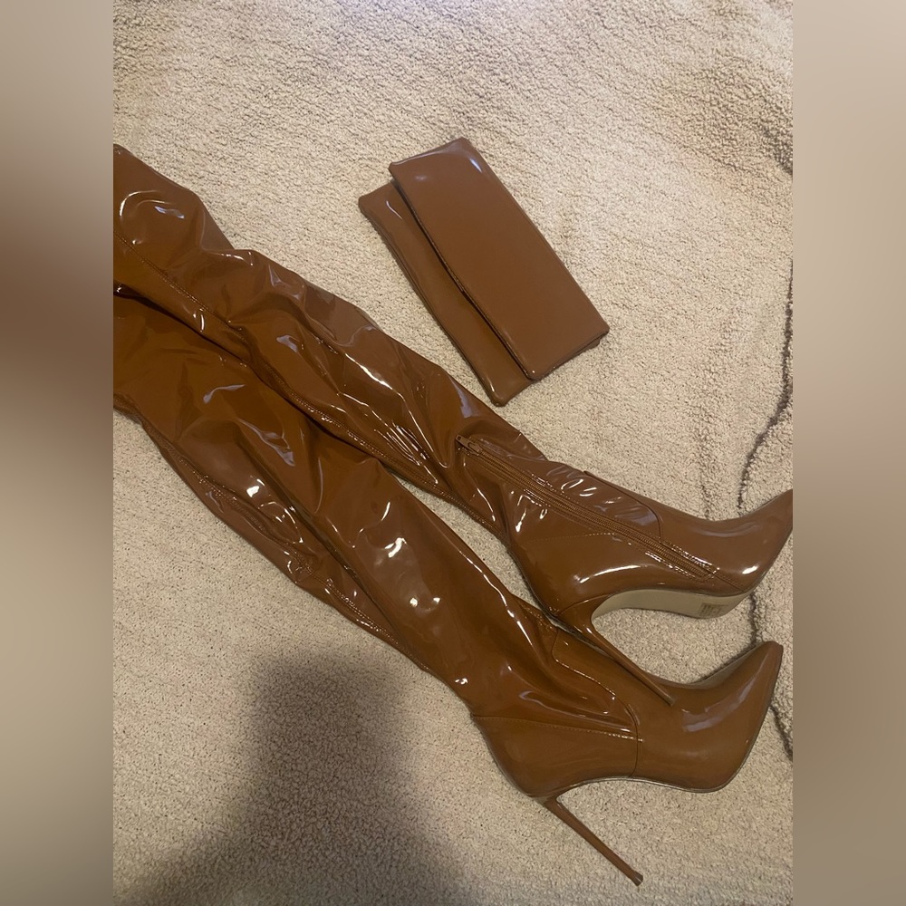 Steve Madden Vava Cognac Stiletto Boot And Matchi… - image 2